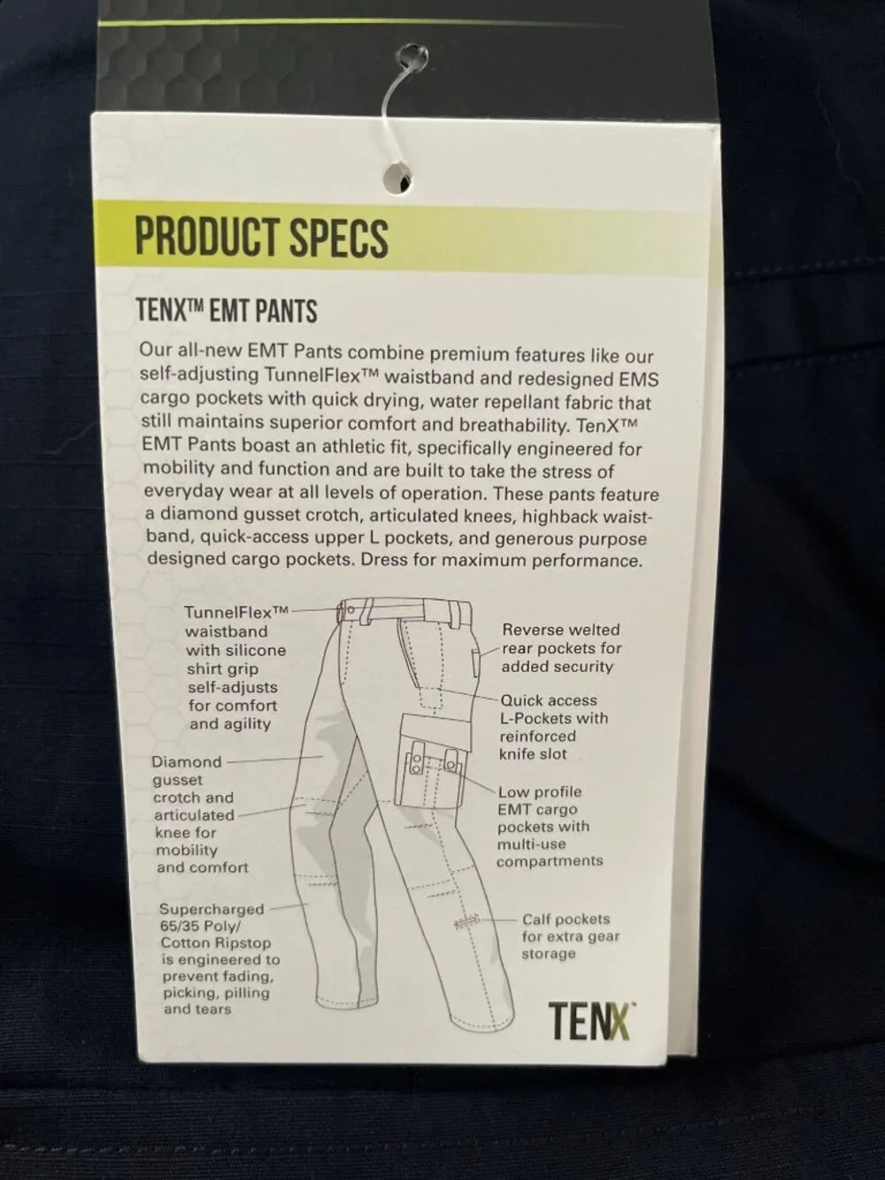 NWT Blauer TENX EMT Pants Womens 2x31 Dark Navy 8829W - Picture 5 of 8